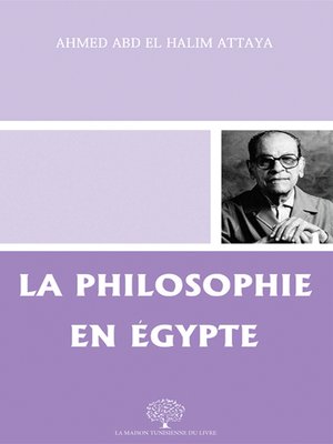 cover image of La Philosophie en Égypte